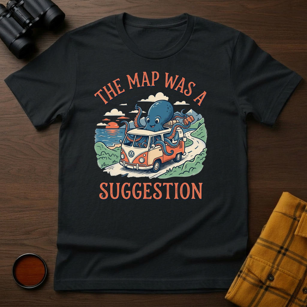 Map Suggestion Octopus T-Shirt