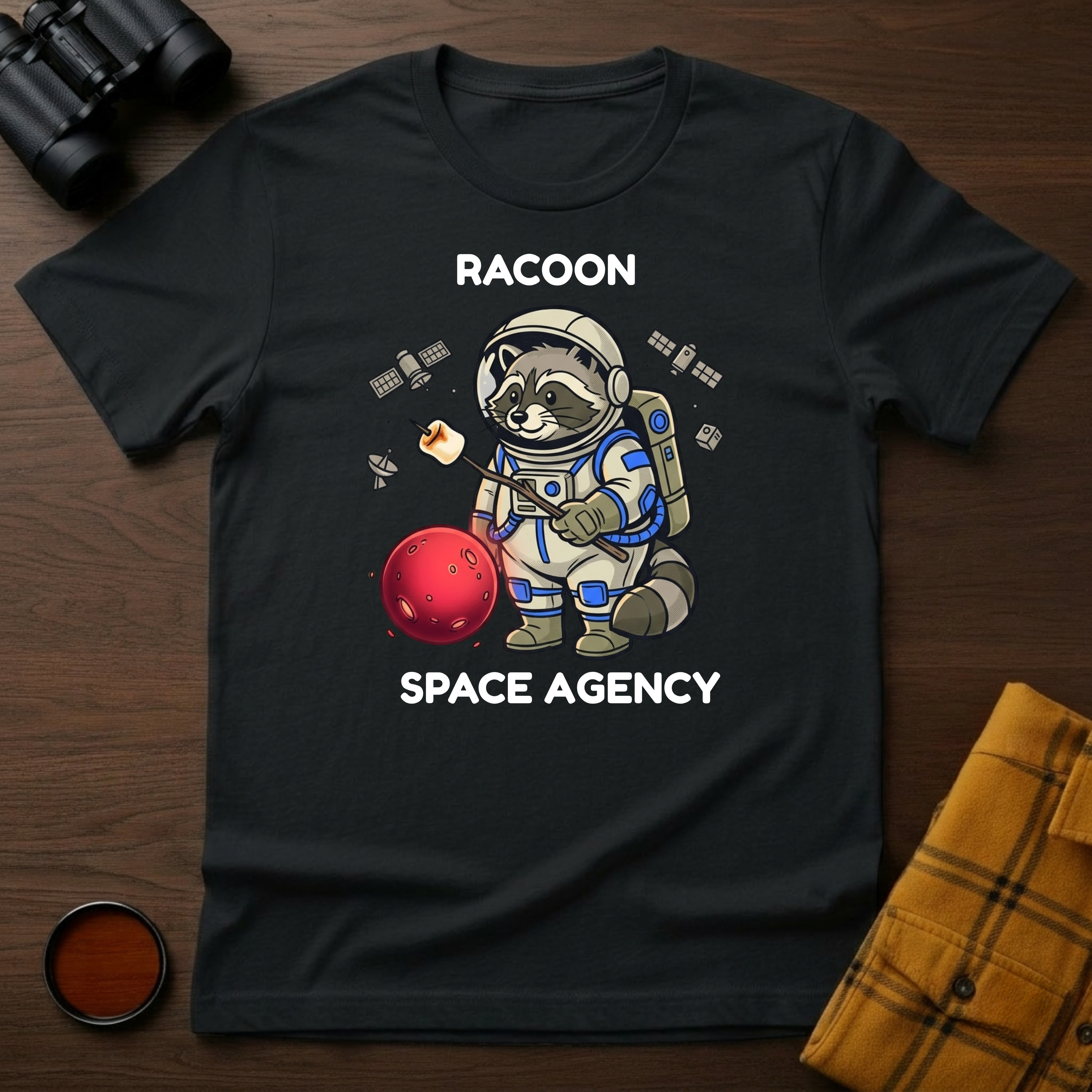 Racoon Space Agency T-Shirt