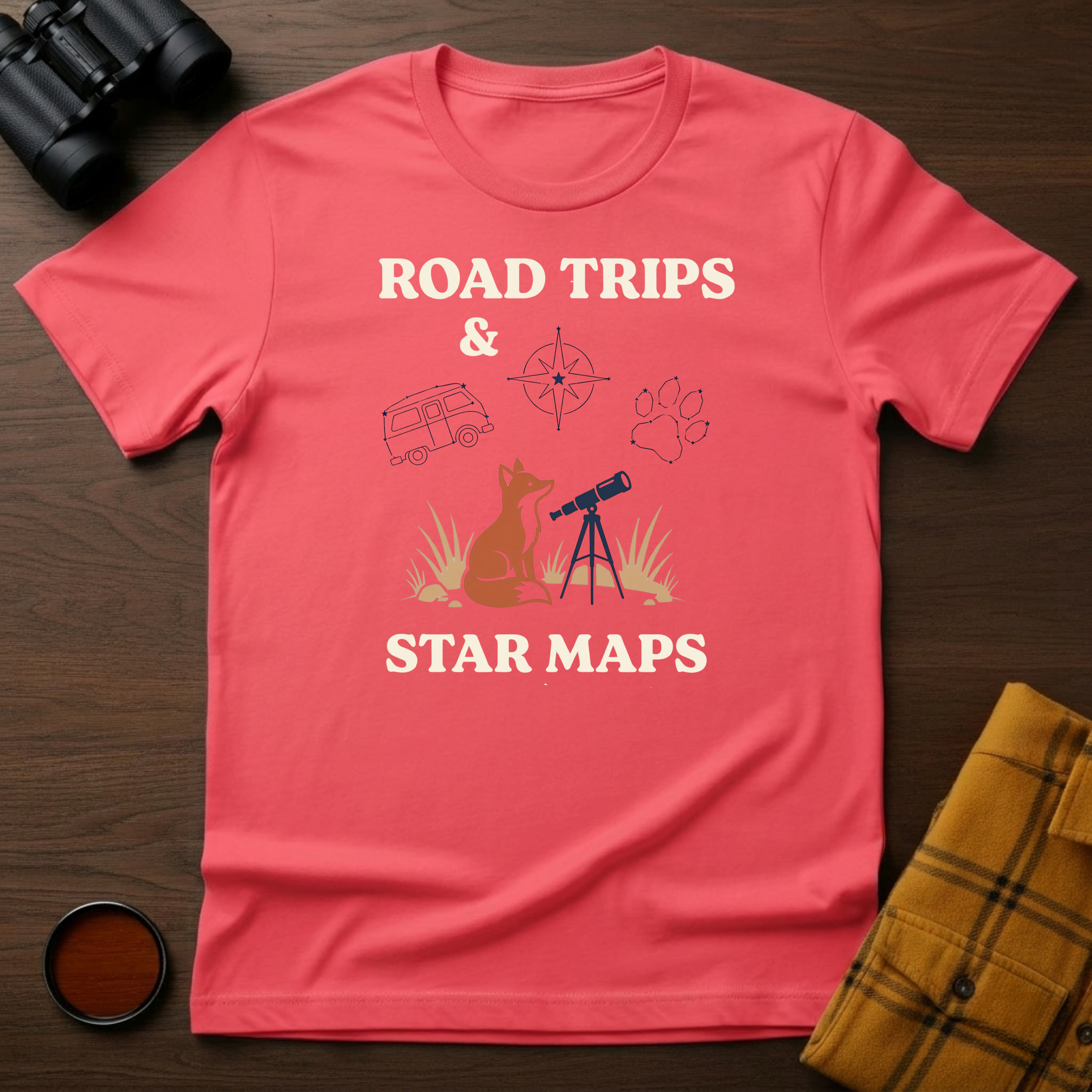 Road Trip Fox T-Shirt