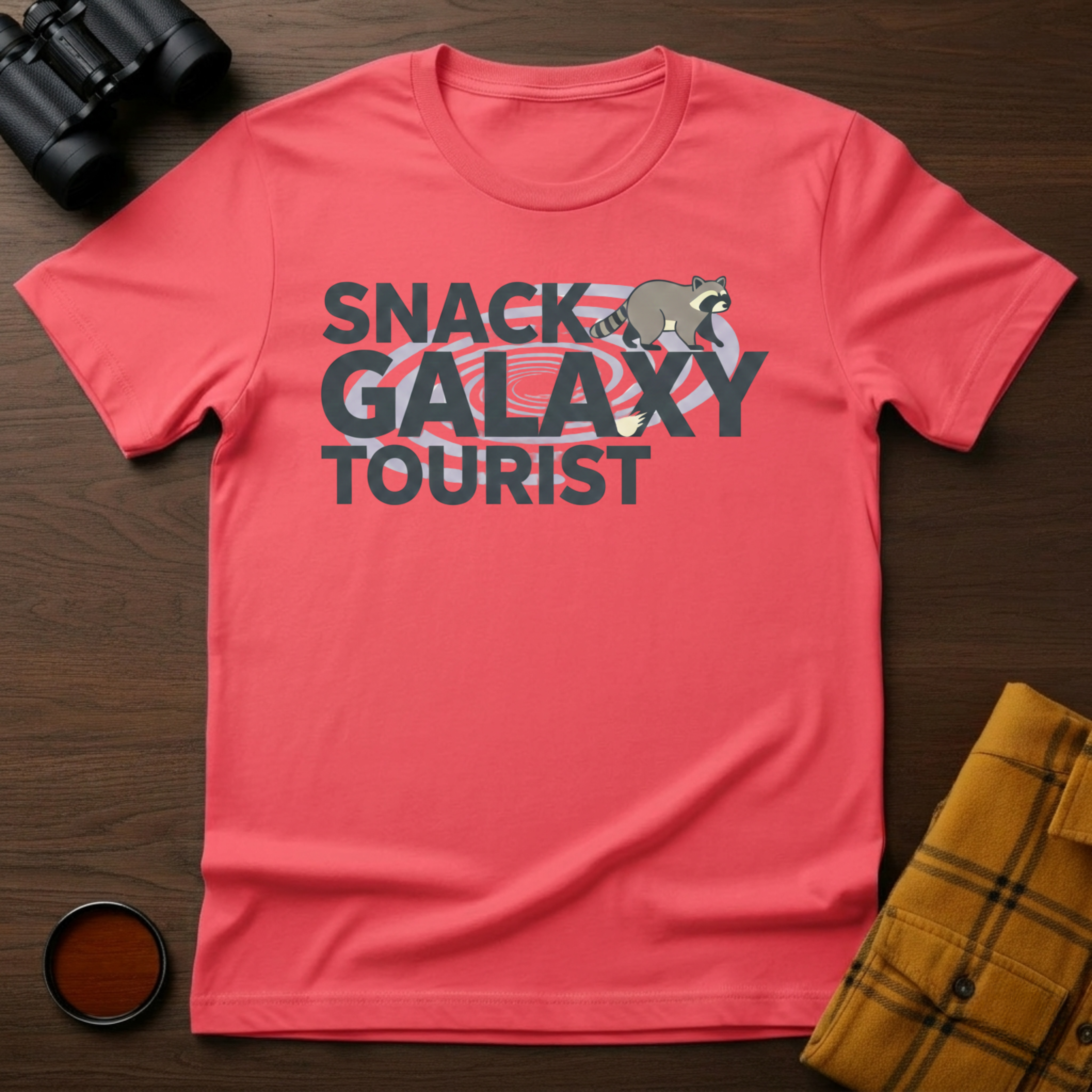 Snack Galaxy Raccoon T-Shirt