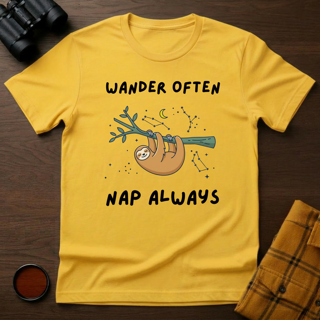 Nap Often Sloth T-Shirt