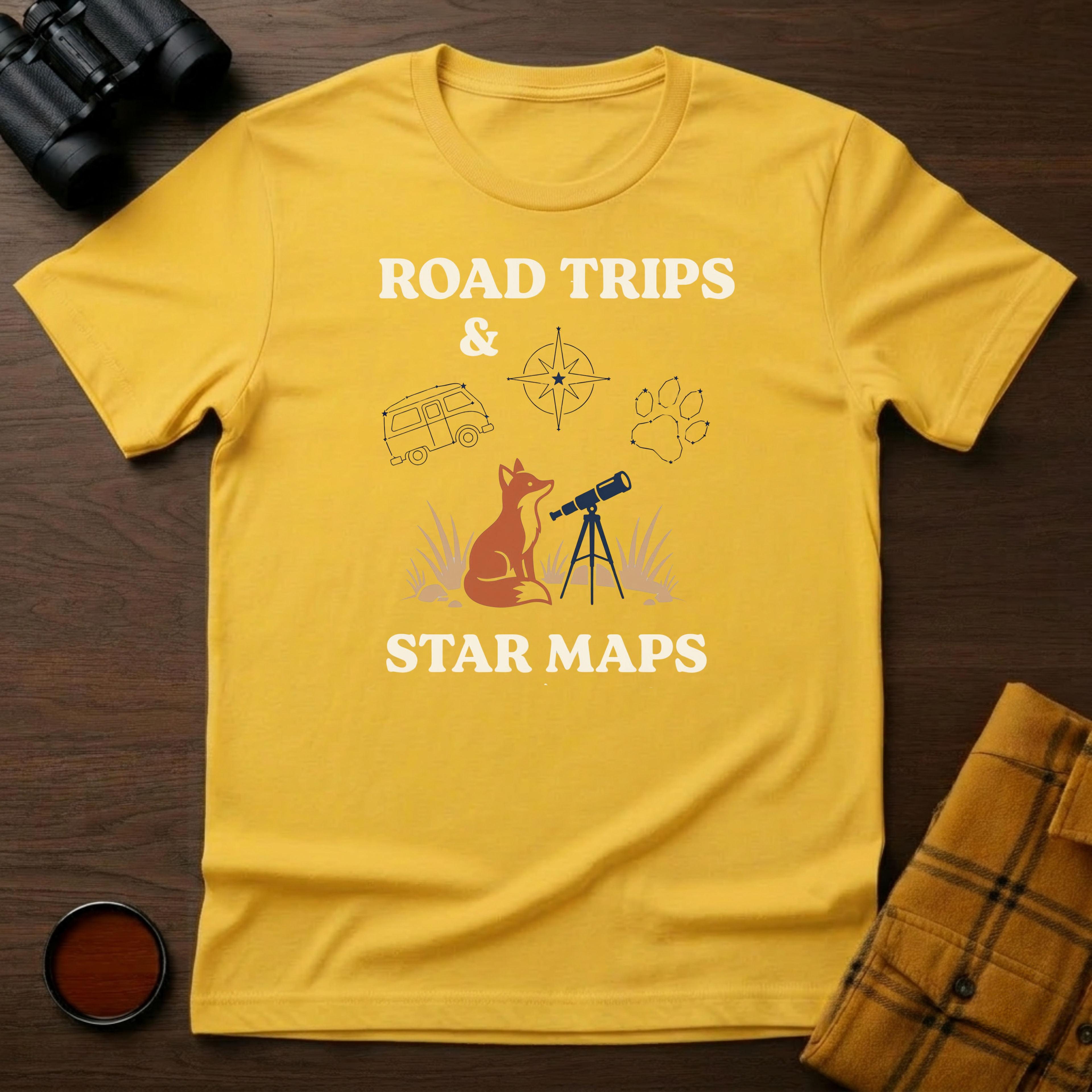 Road Trip Fox T-Shirt