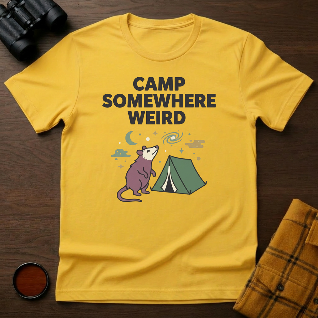 Camp Somewhere Possum T-Shirt