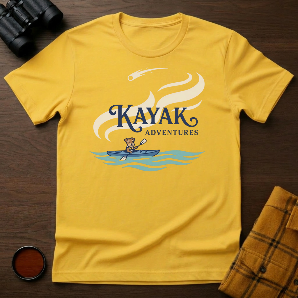 Kayaking Dog T-Shirt