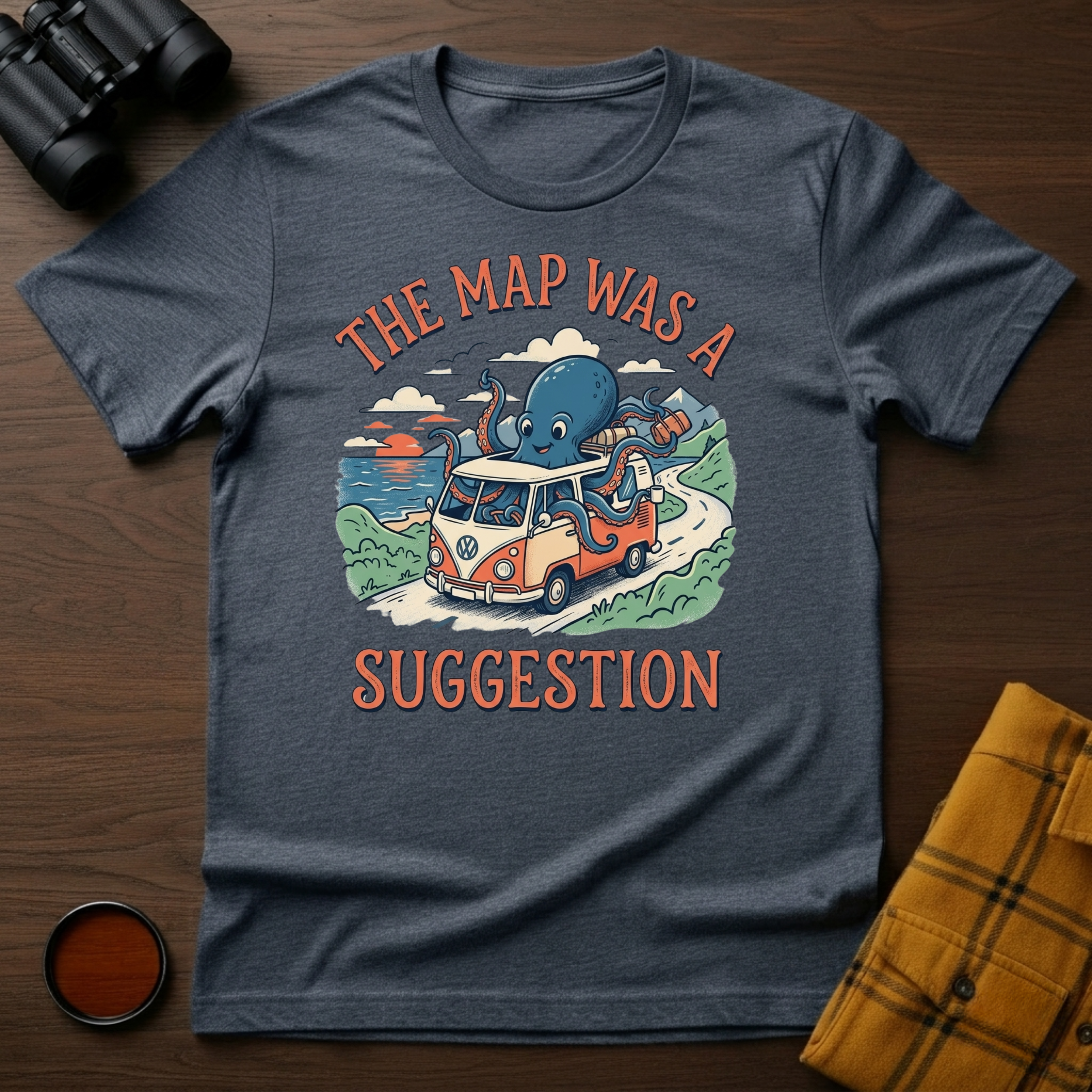 Map Suggestion Octopus T-Shirt