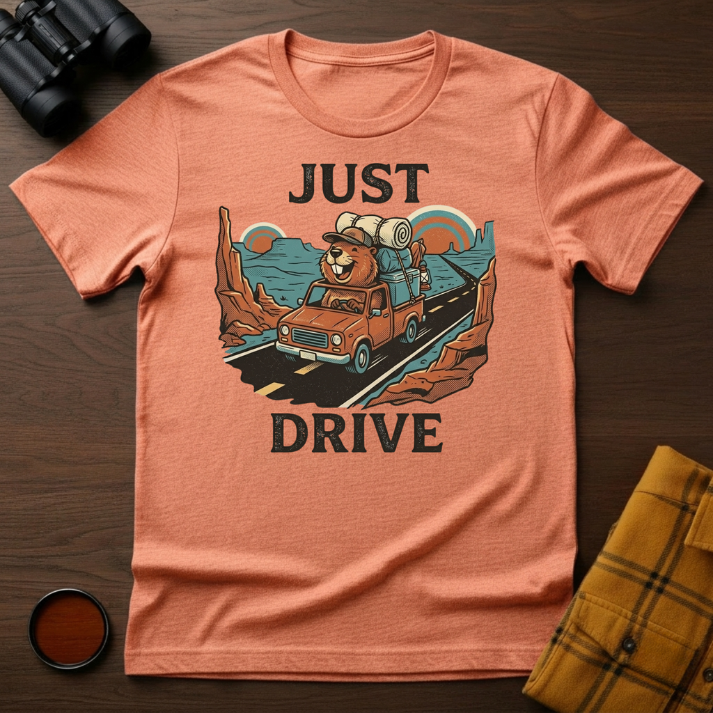 Just Drive Beaver T-Shirt