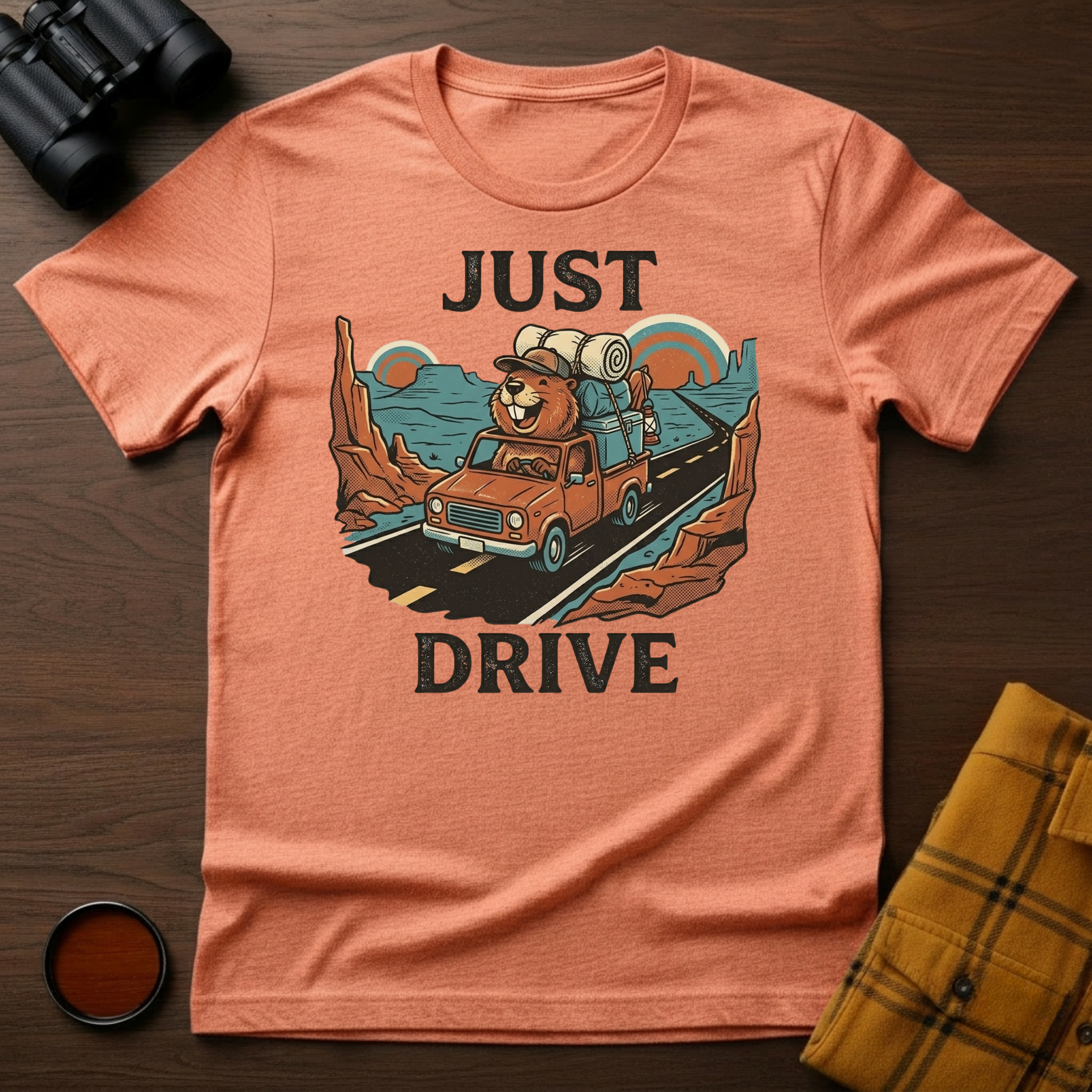 Just Drive Beaver T-Shirt
