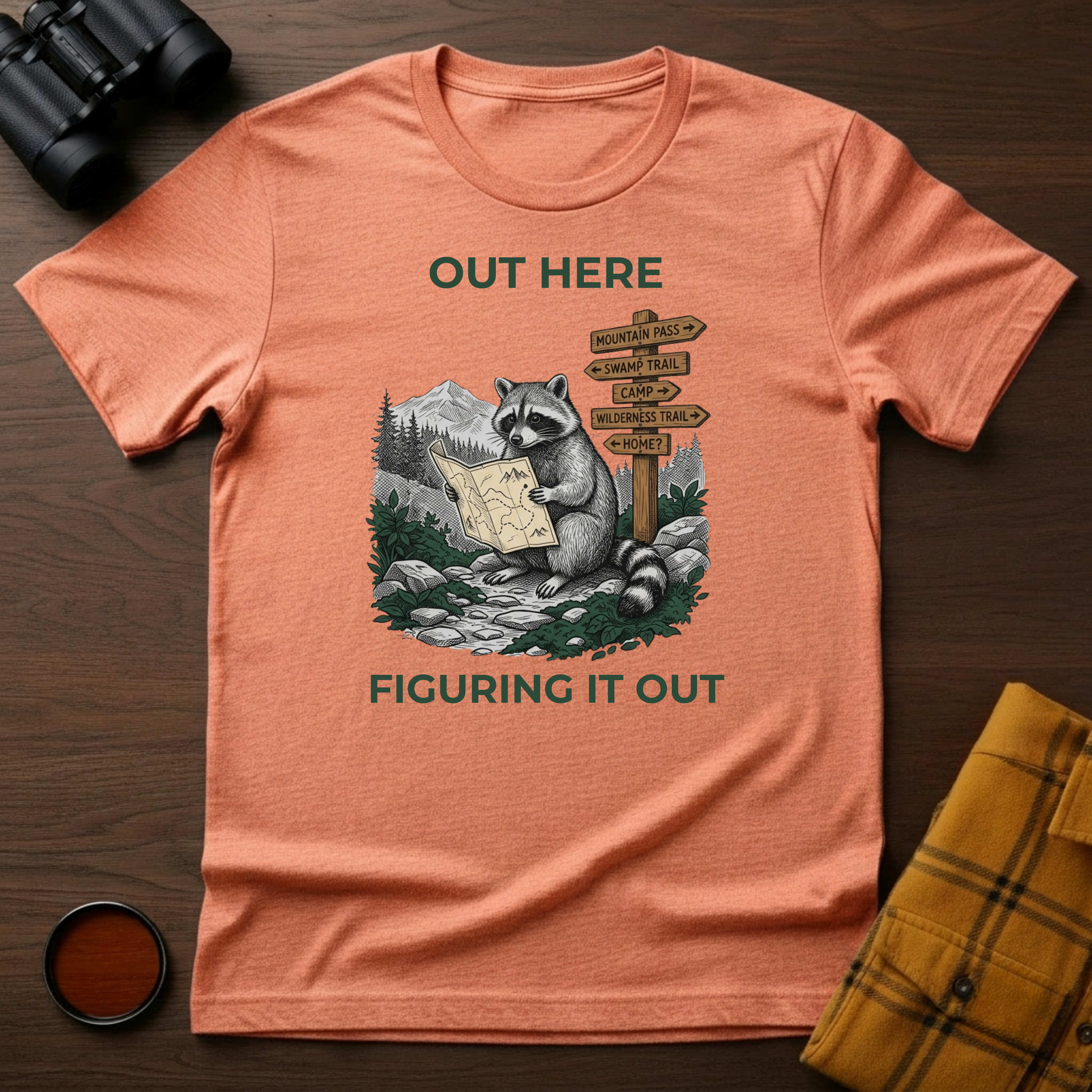 Figuring Out Raccoon T-Shirt
