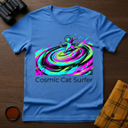 Cosmic Cat Surfer T-Shirt