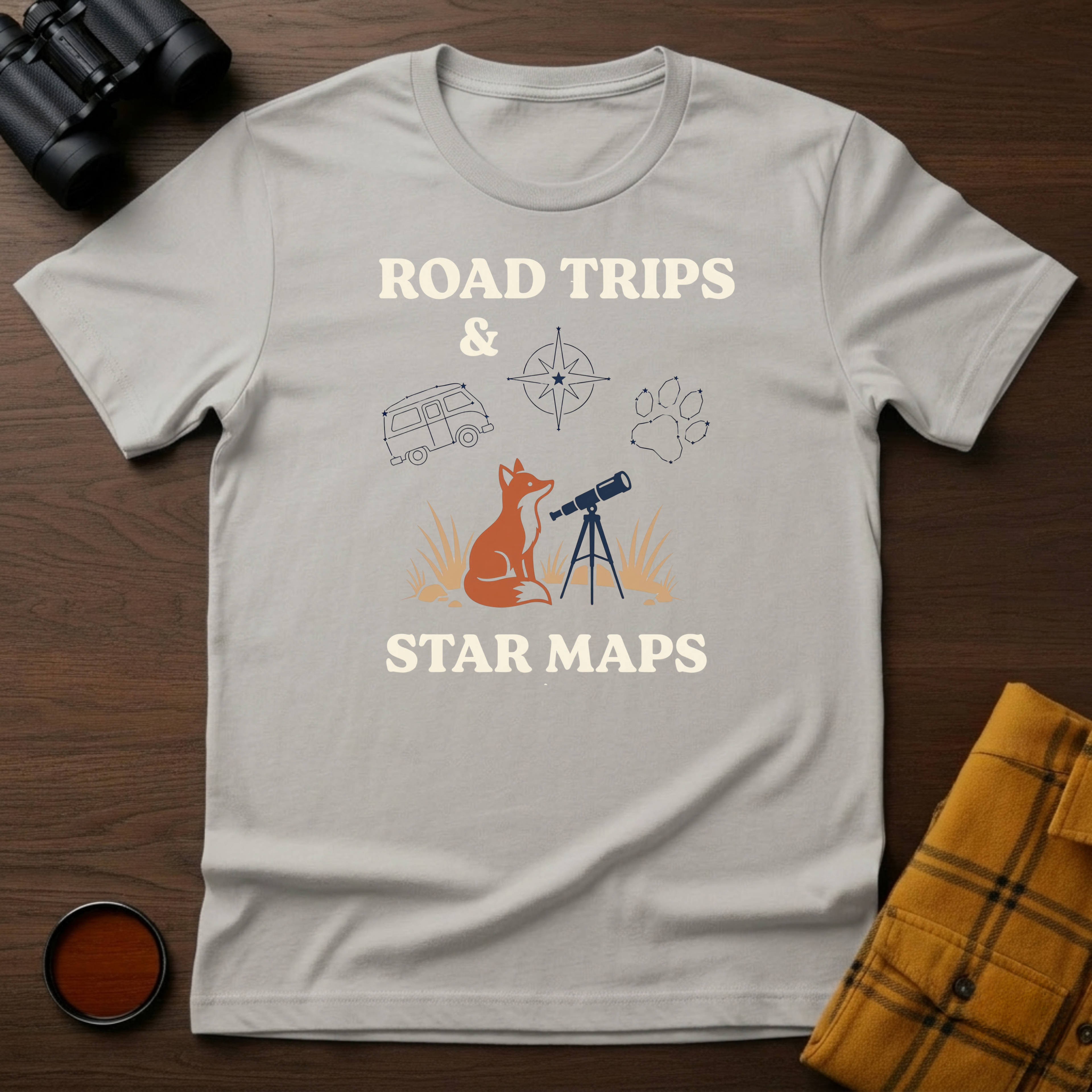 Road Trip Fox T-Shirt