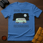 Social Battery Cat T-Shirt