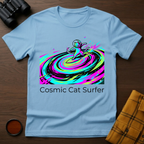 Cosmic Cat Surfer T-Shirt