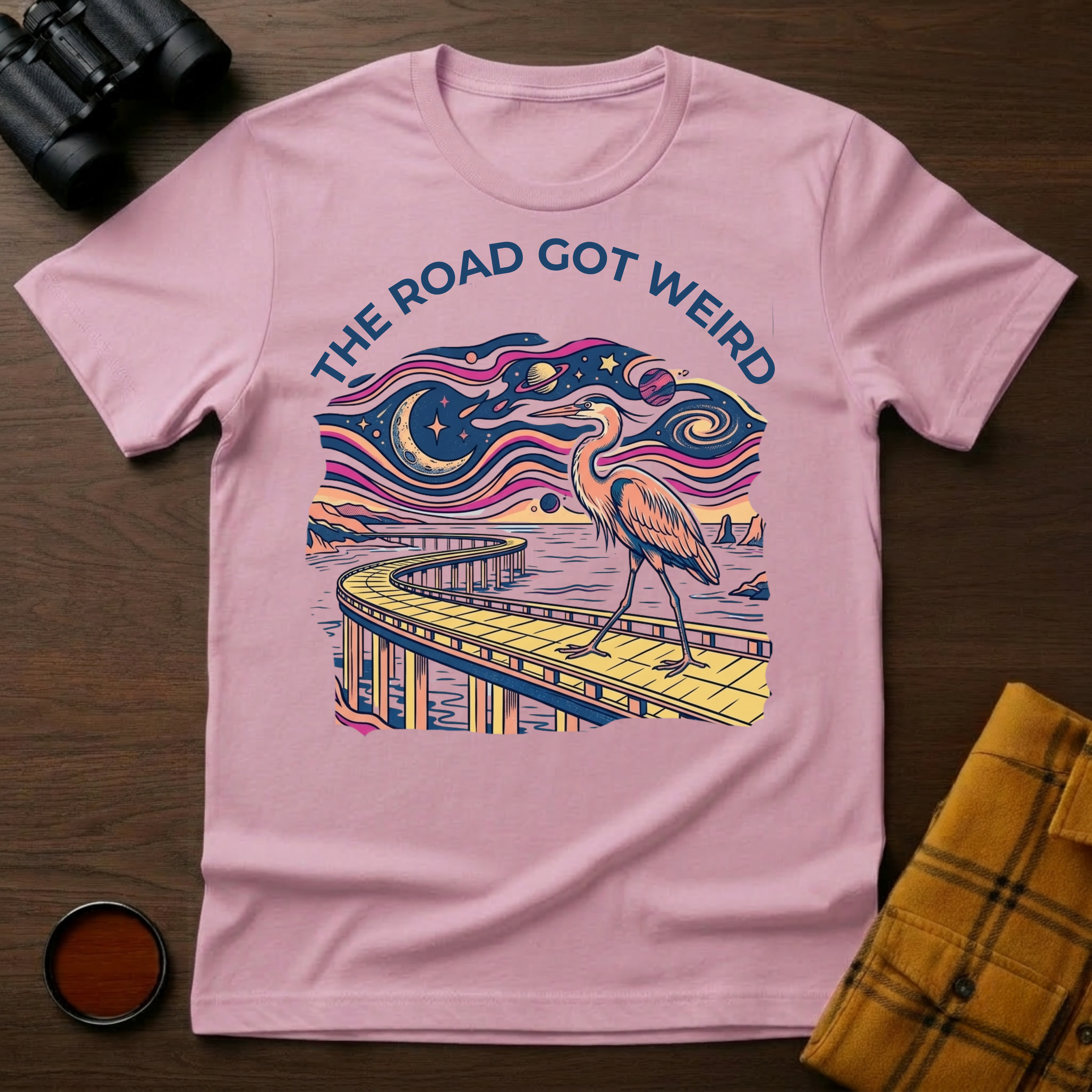 Weird Road Heron T-Shirt