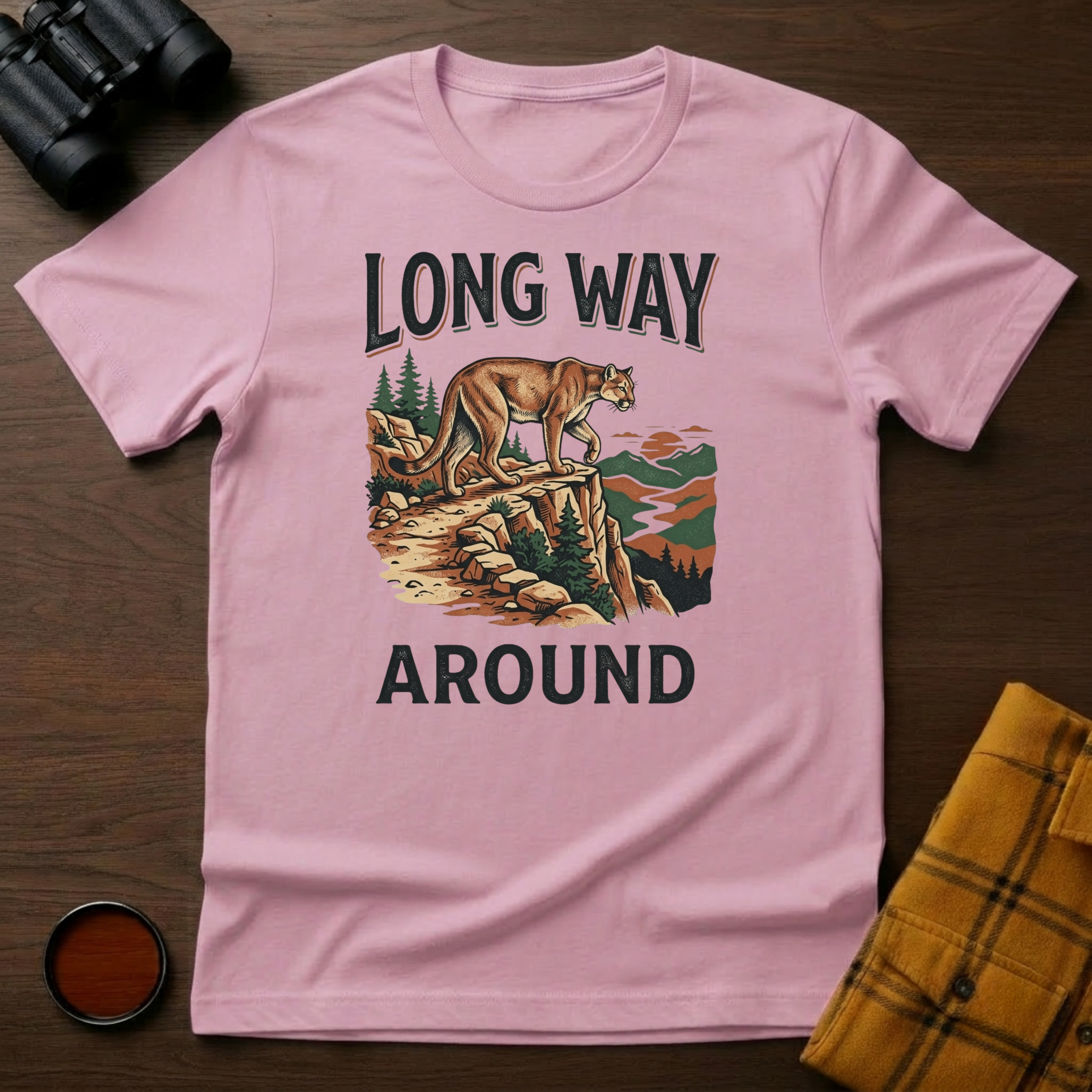 Long Way Around Lion T-Shirt
