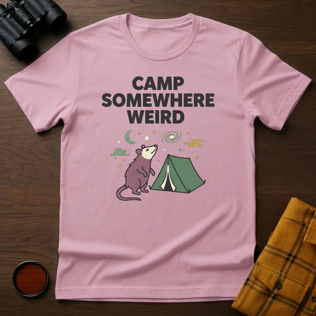 Camp Somewhere Possum T-Shirt