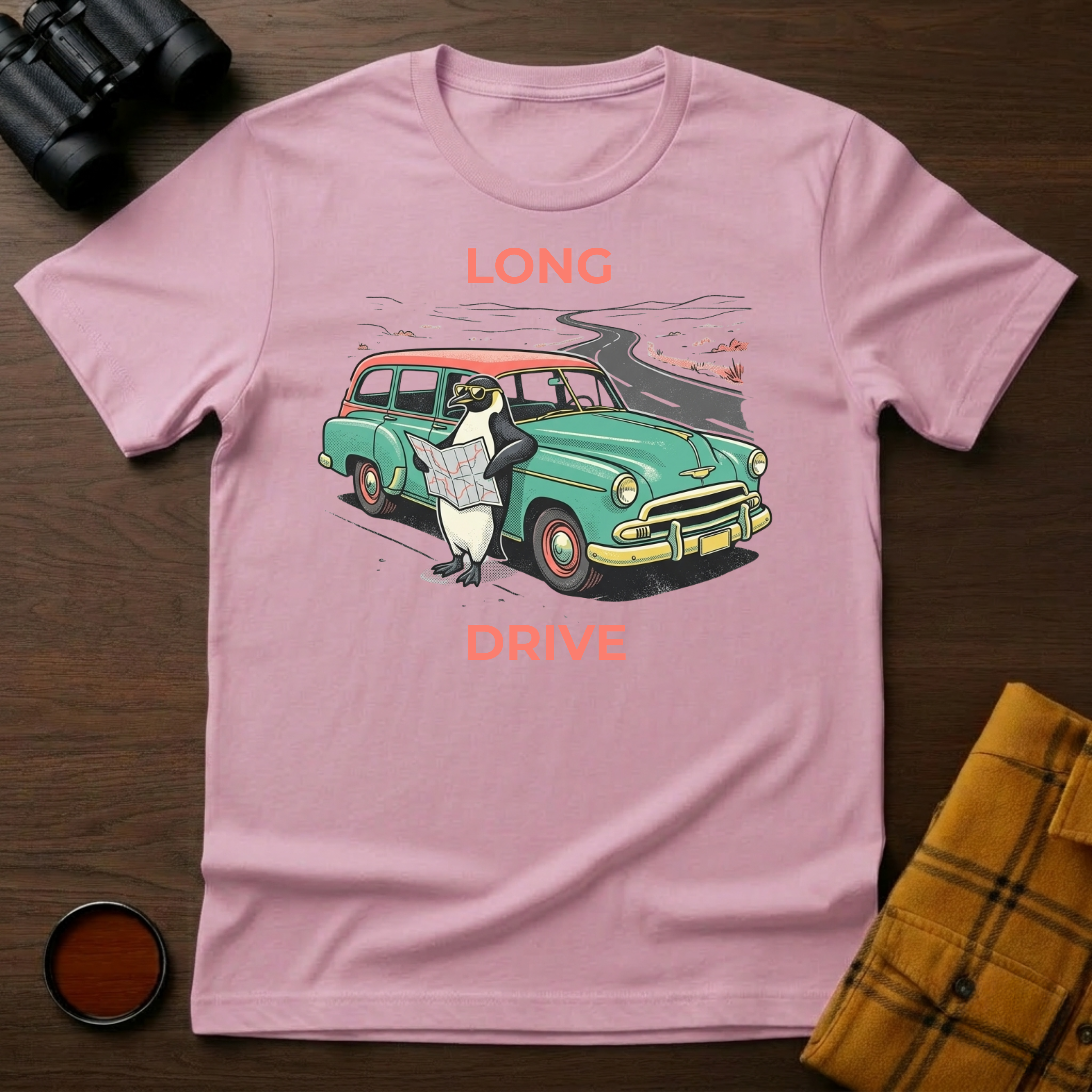 Long Drive Penguin T-Shirt