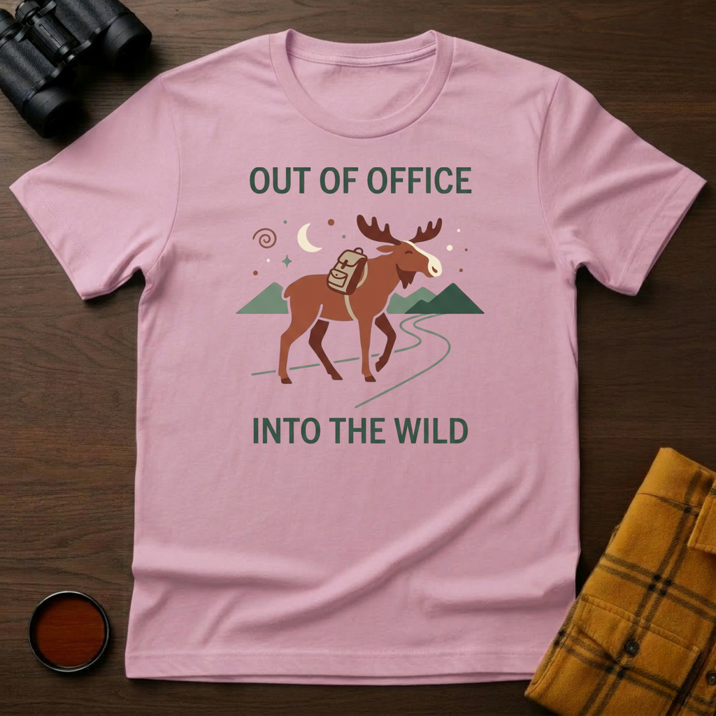 Out of Office Moose T-Shirt
