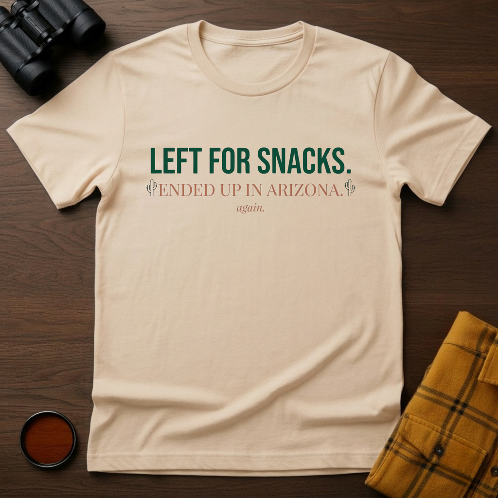 Arizona Left for Snacks T-Shirt
