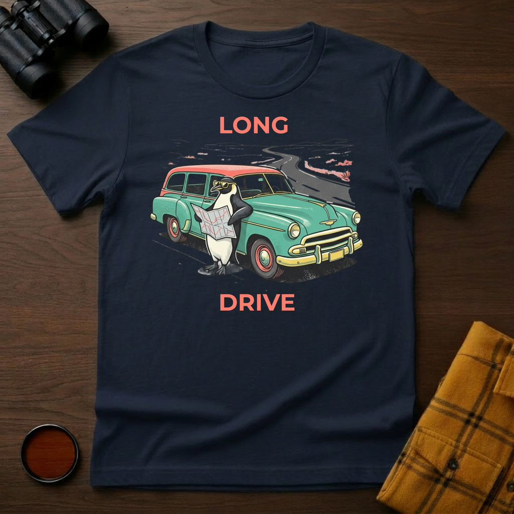 Long Drive Penguin T-Shirt