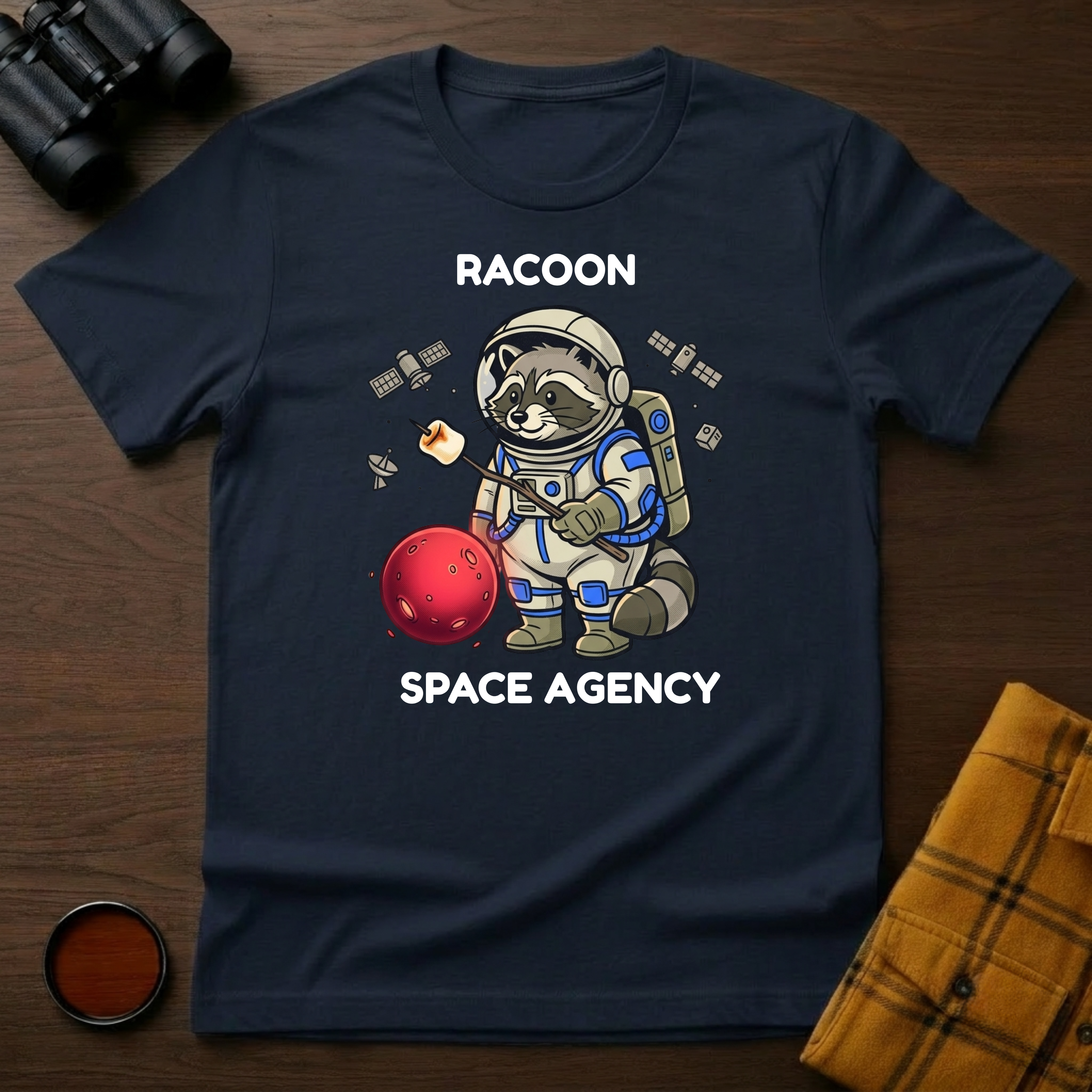 Racoon Space Agency T-Shirt