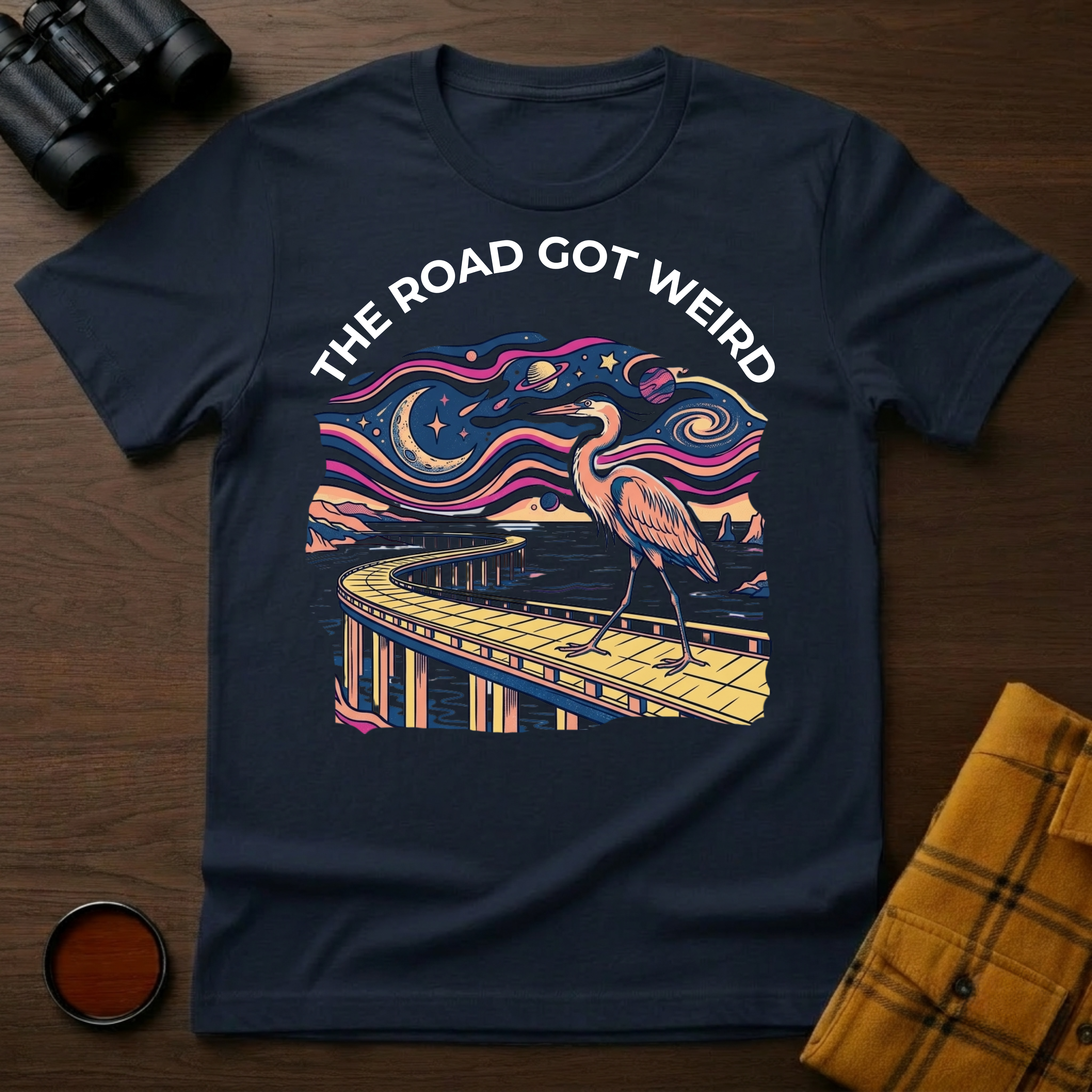 Weird Road Heron T-Shirt