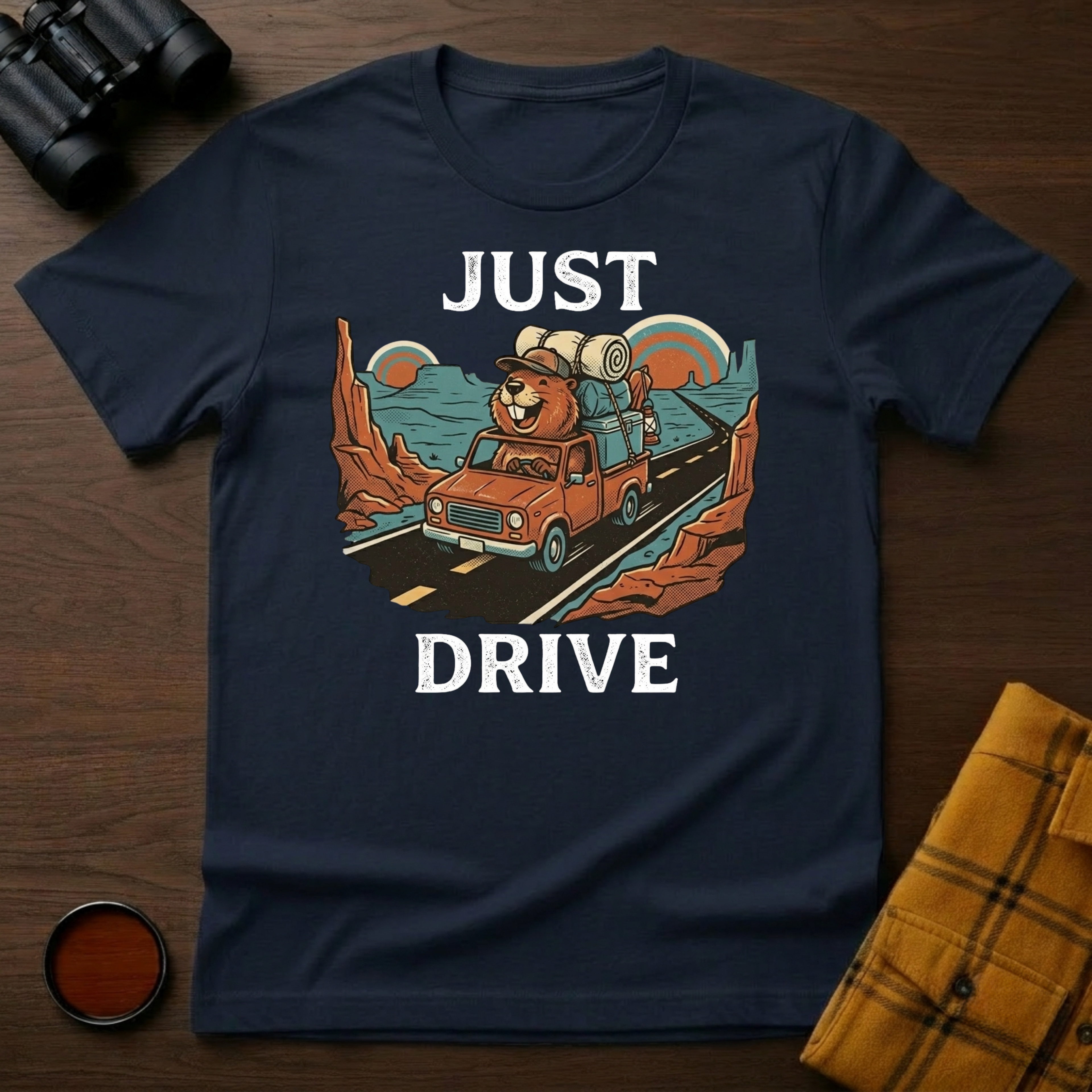 Just Drive Beaver T-Shirt