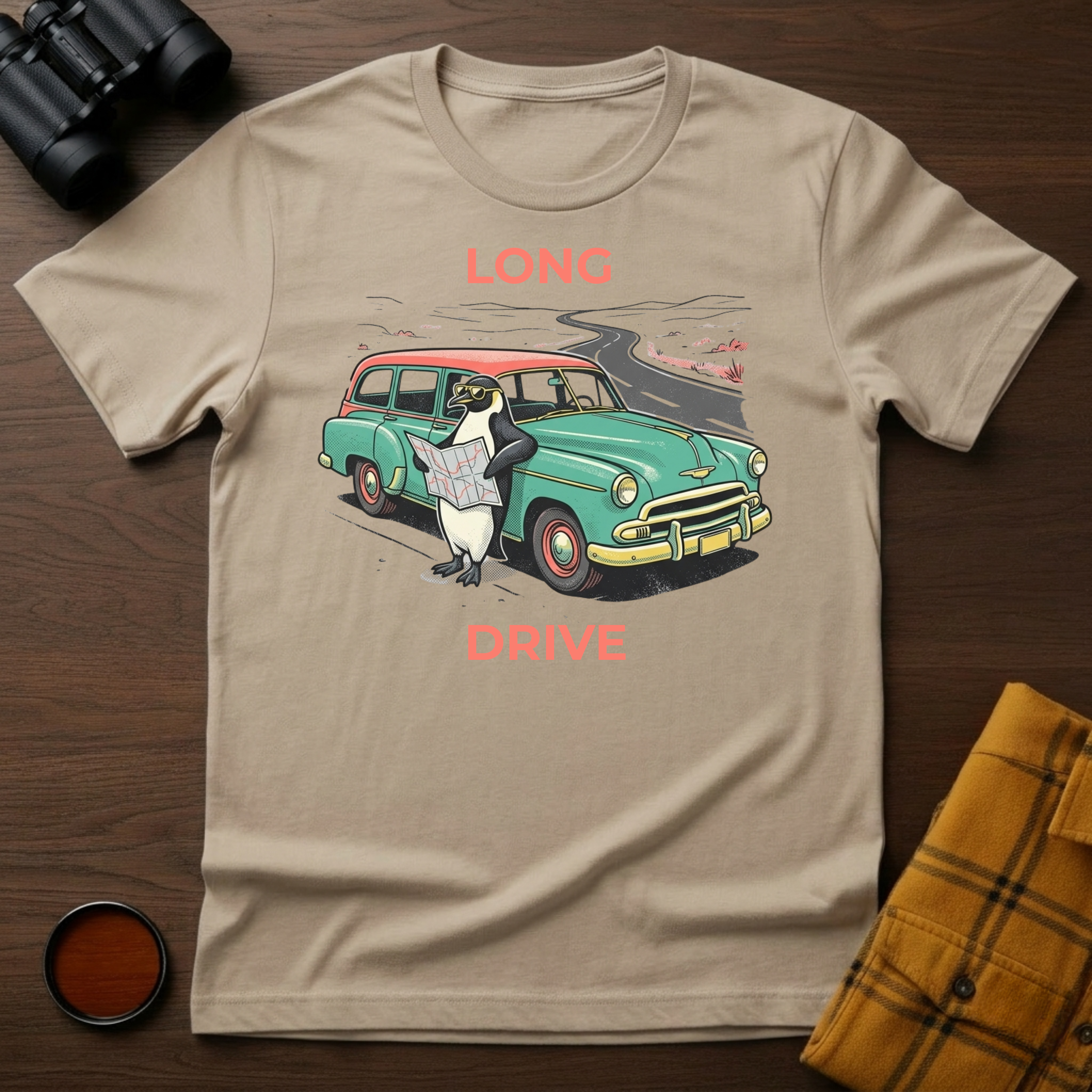 Long Drive Penguin T-Shirt