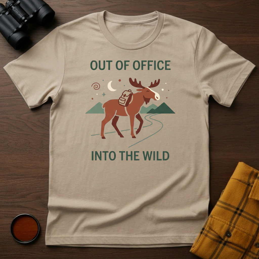 Out of Office Moose T-Shirt