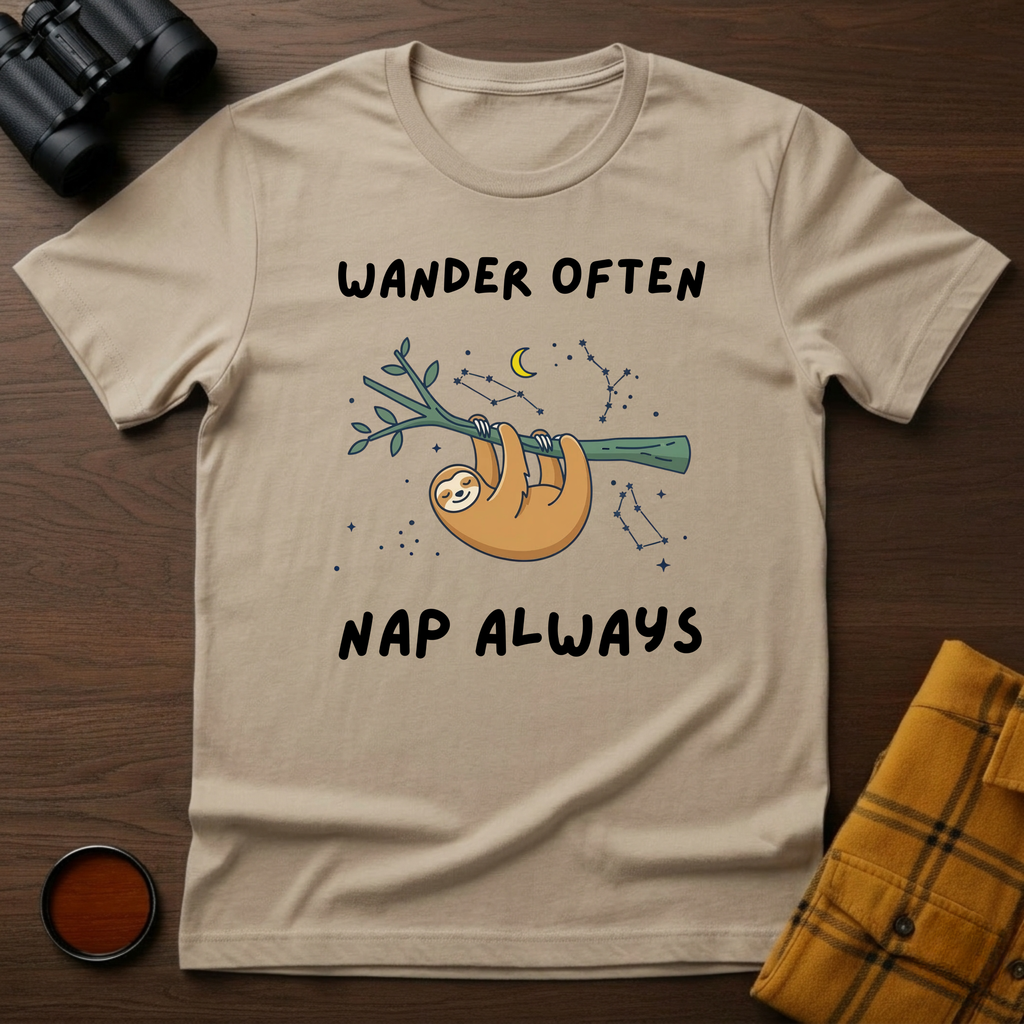 Nap Often Sloth T-Shirt