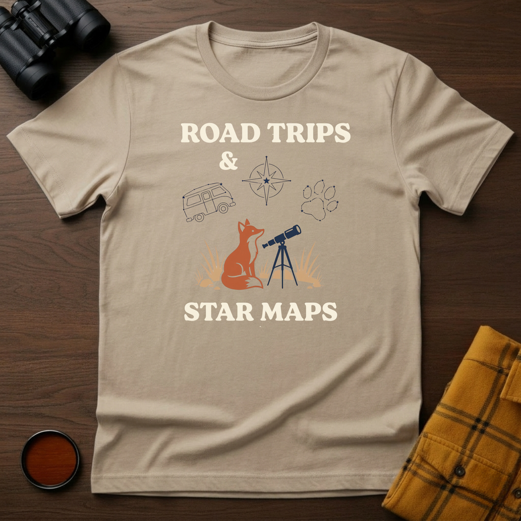 Road Trip Fox T-Shirt