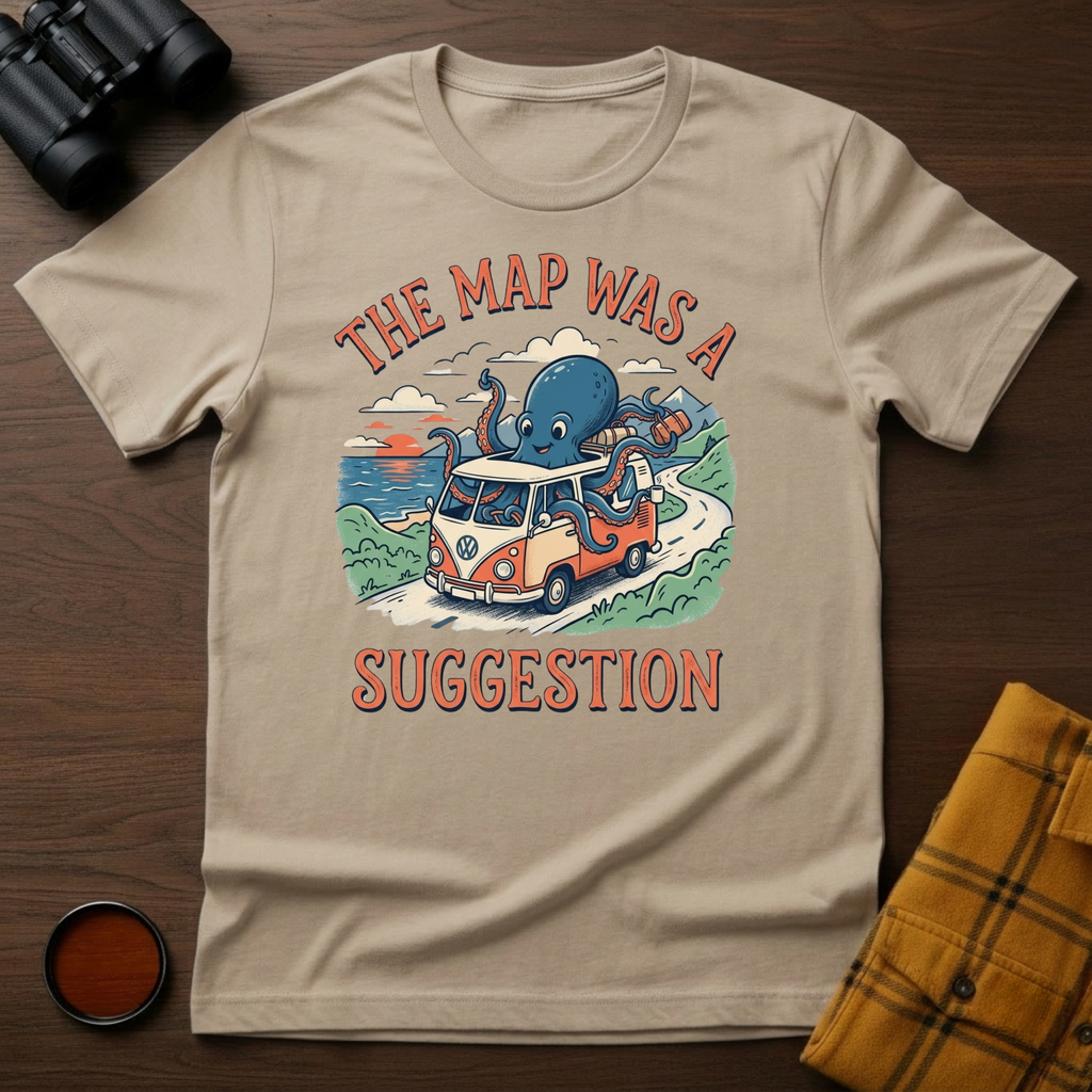 Map Suggestion Octopus T-Shirt