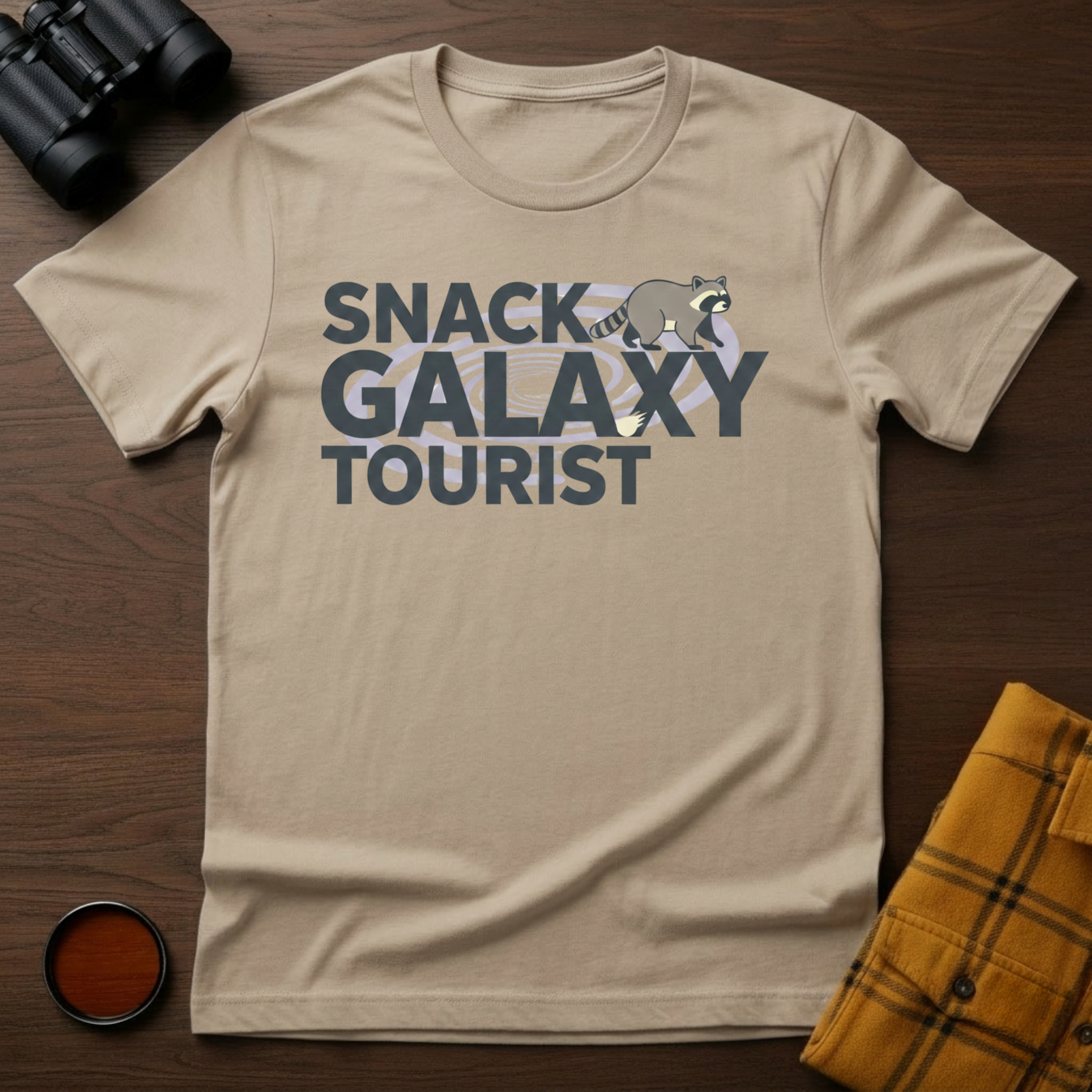 Snack Galaxy Raccoon T-Shirt