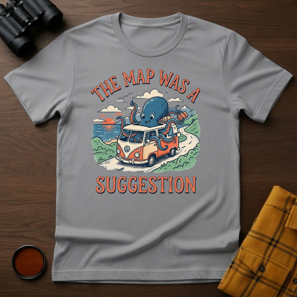 Map Suggestion Octopus T-Shirt