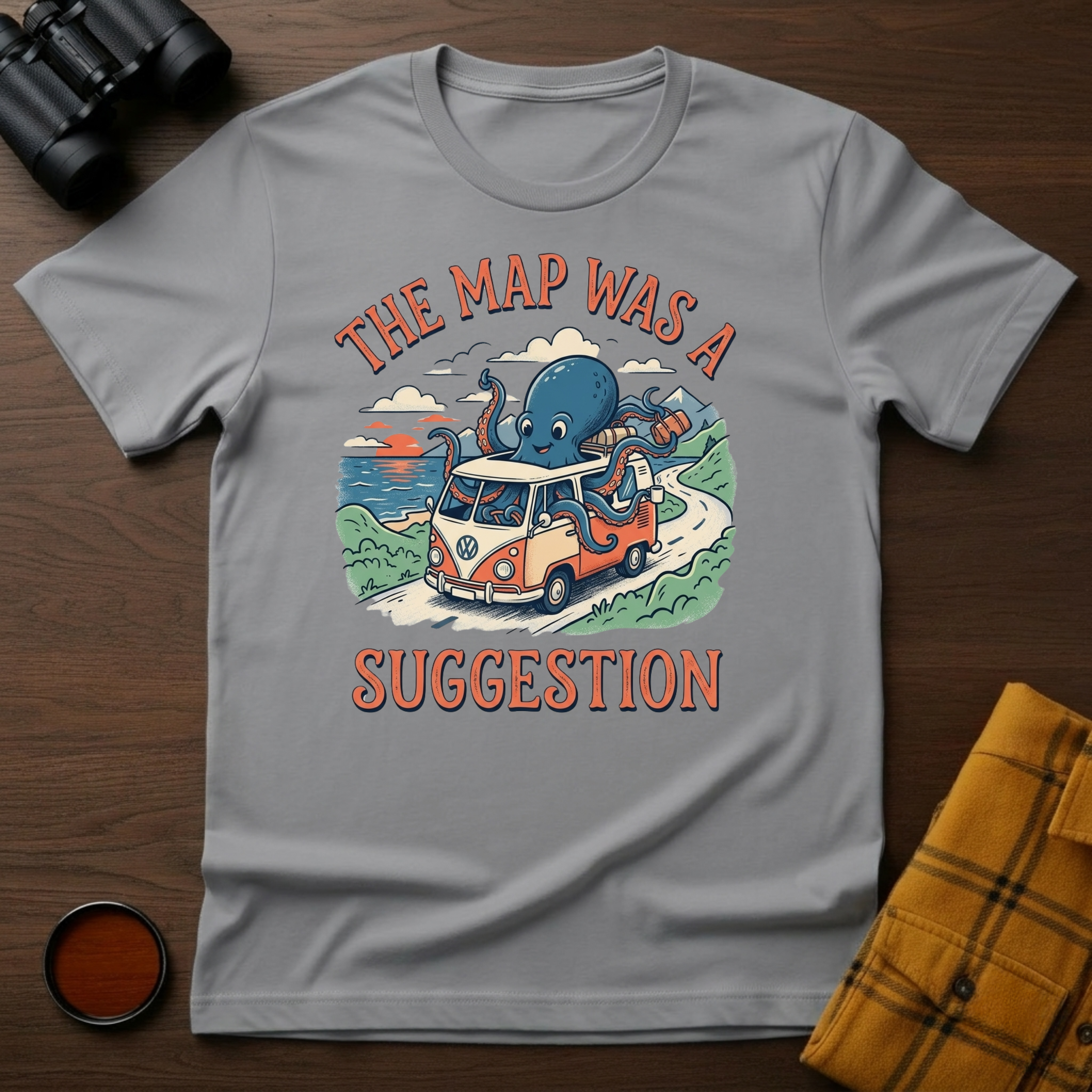 Map Suggestion Octopus T-Shirt