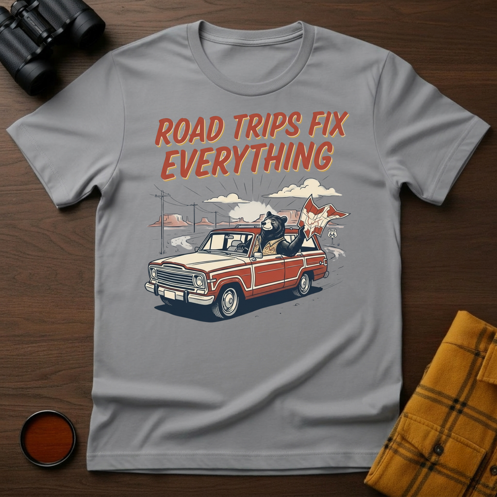 Road Trips Bear T-Shirt