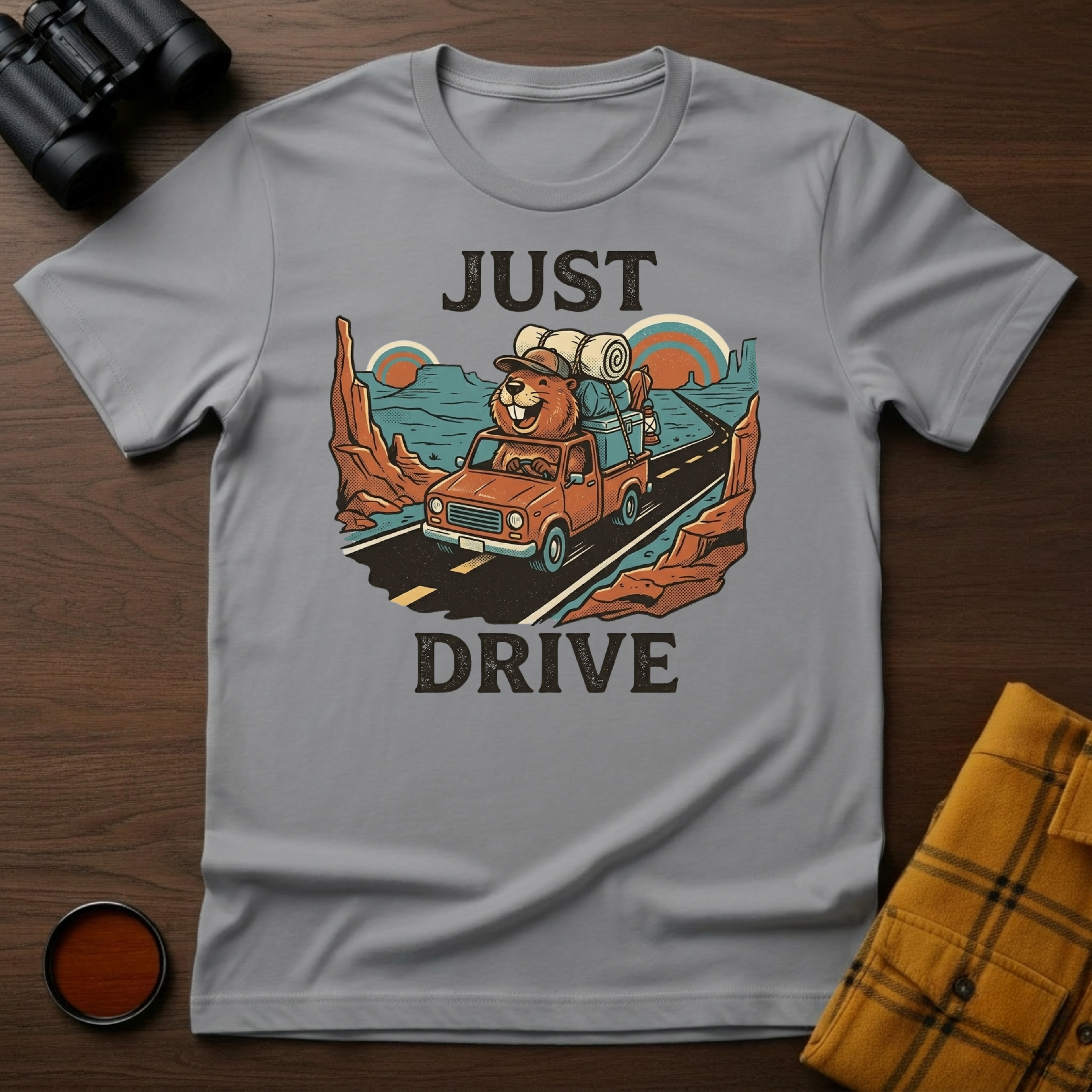 Just Drive Beaver T-Shirt