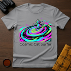 Cosmic Cat Surfer T-Shirt