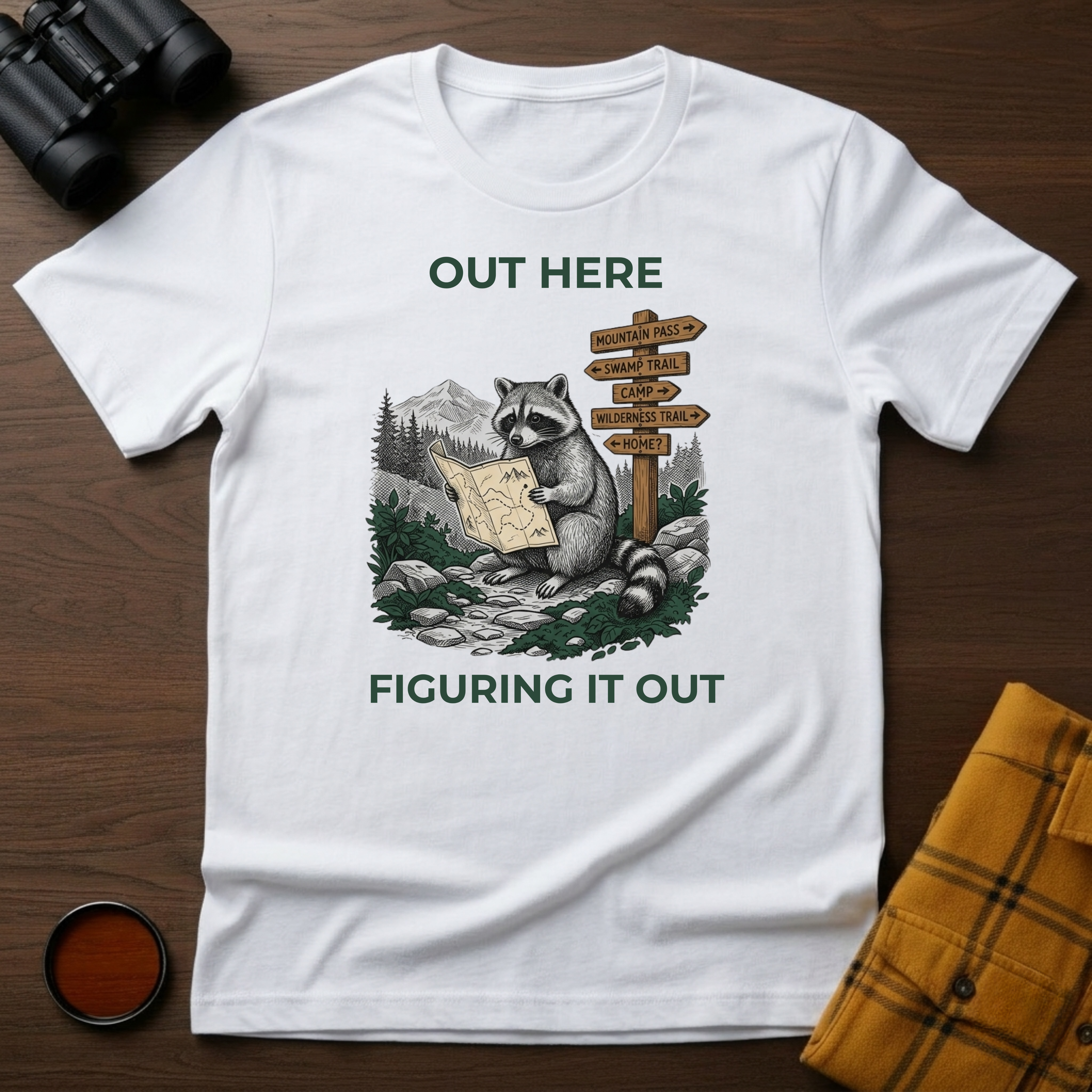 Figuring Out Raccoon T-Shirt