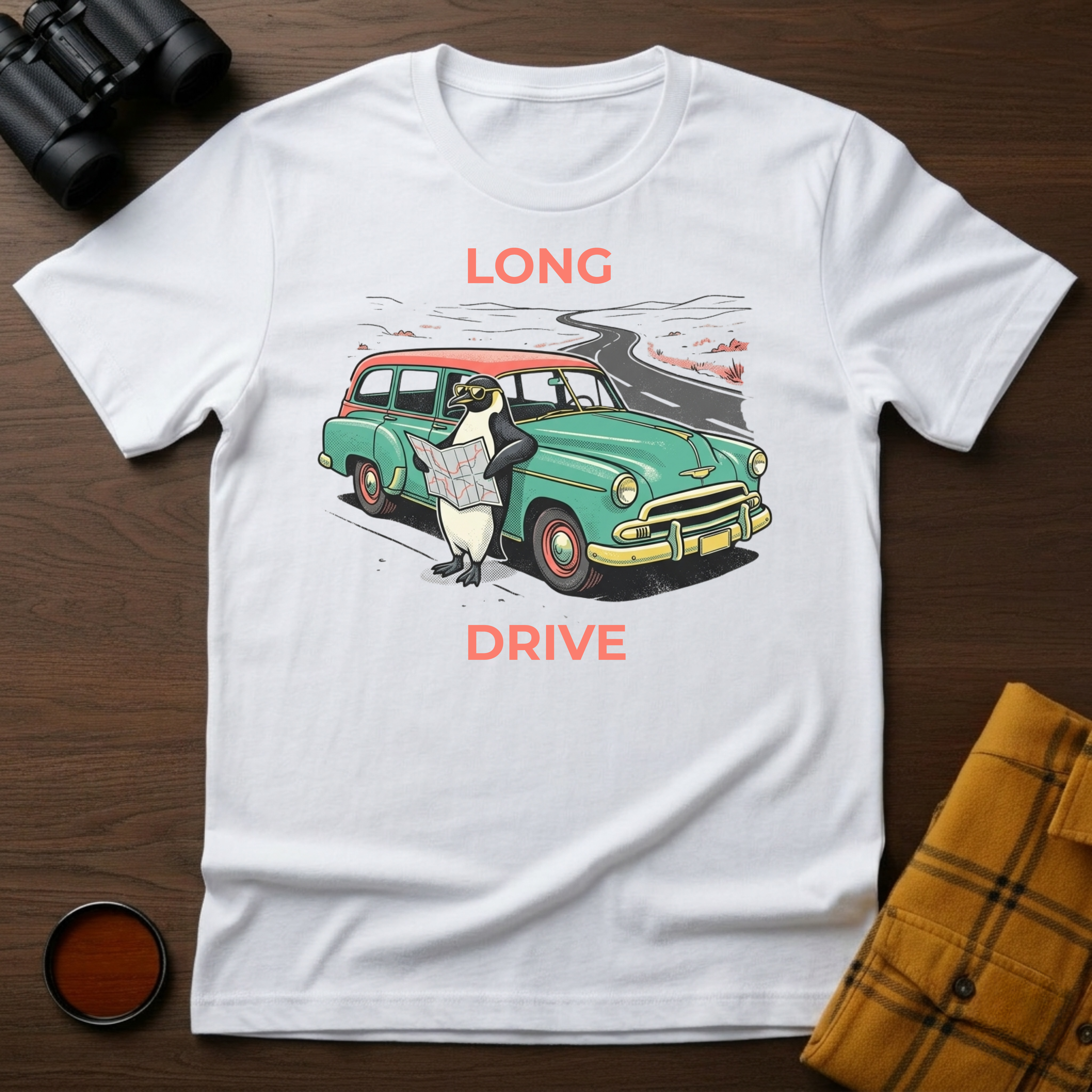 Long Drive Penguin T-Shirt