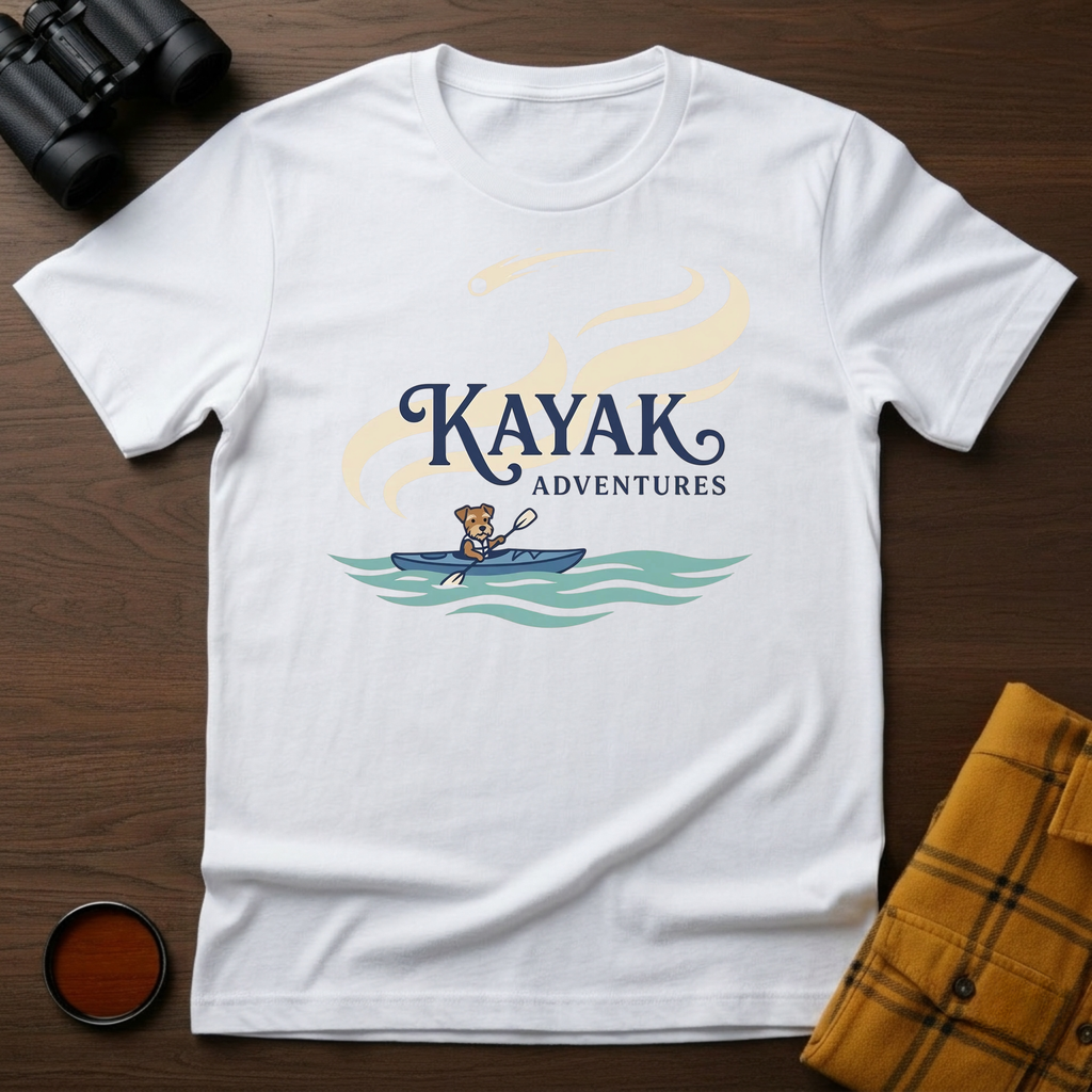 Kayaking Dog T-Shirt