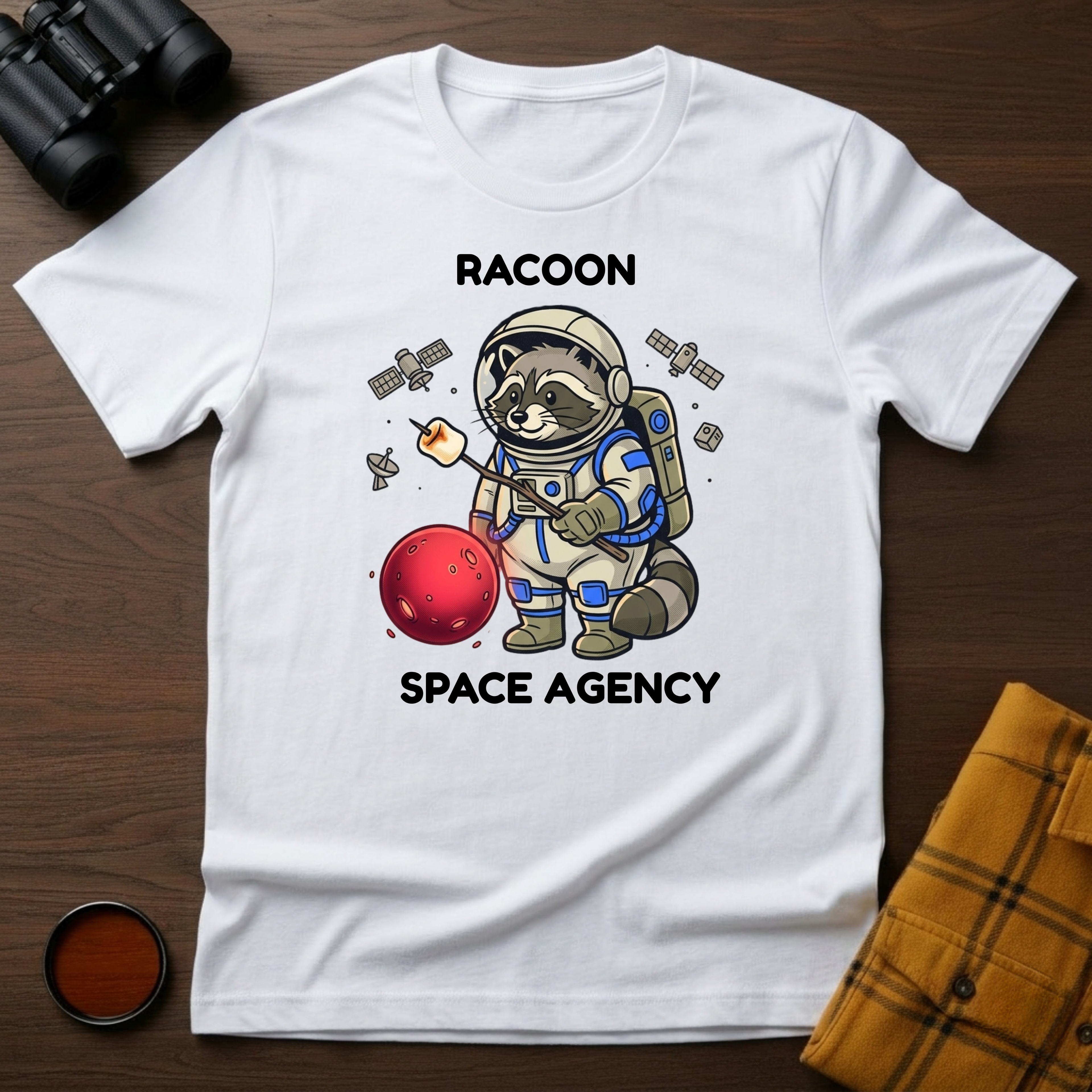 Racoon Space Agency T-Shirt