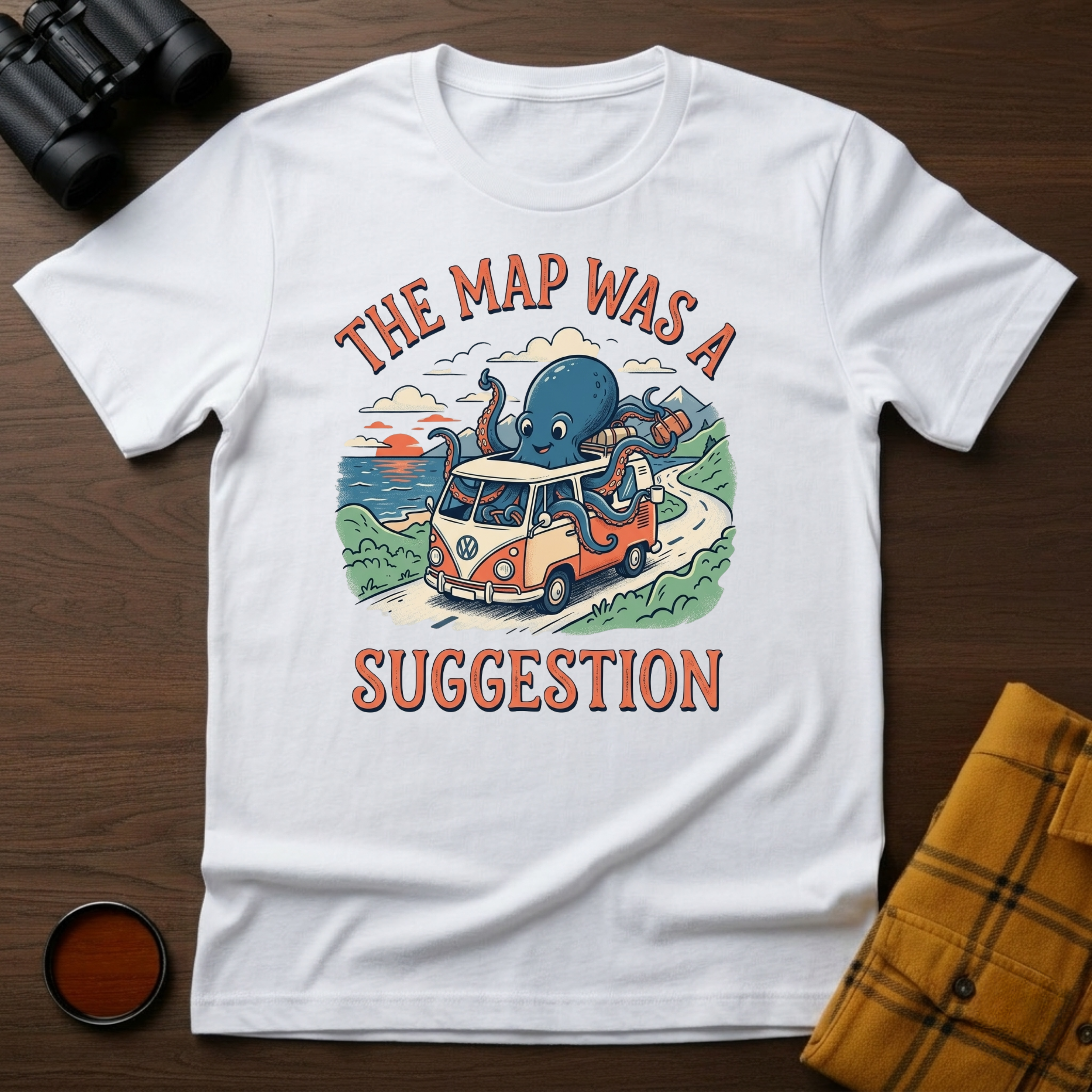 Map Suggestion Octopus T-Shirt