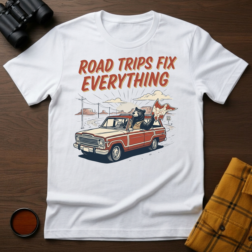 Road Trips Bear T-Shirt
