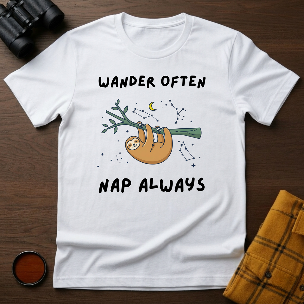 Nap Often Sloth T-Shirt